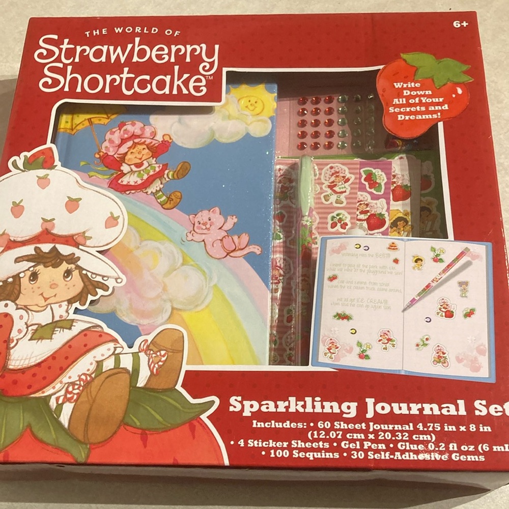 Sparkling Journal Set - Red and Pink